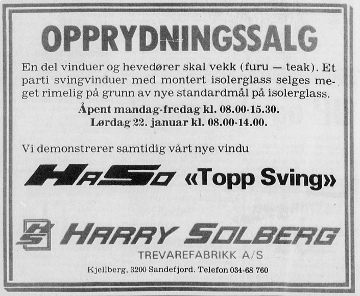 Harry Solberg Trevarefabrikk A/S