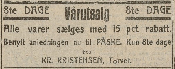 Kr. Kristensen Hvidevare og Hanskeforretning