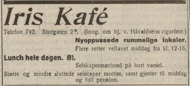 Iris Kafe 2.etasje
