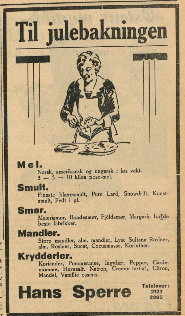 Hans Sperre Colonialhandel