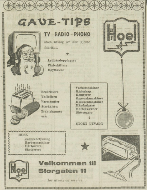 R. J. Hoel A/S - elektriske artikler