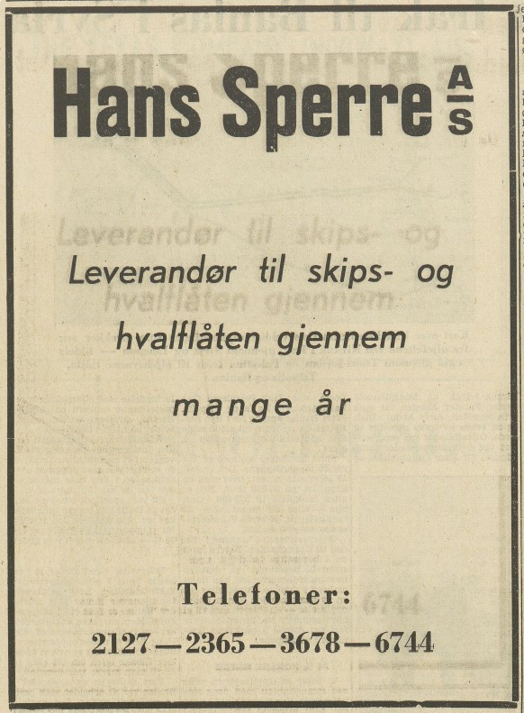 Hans Sperre A/S