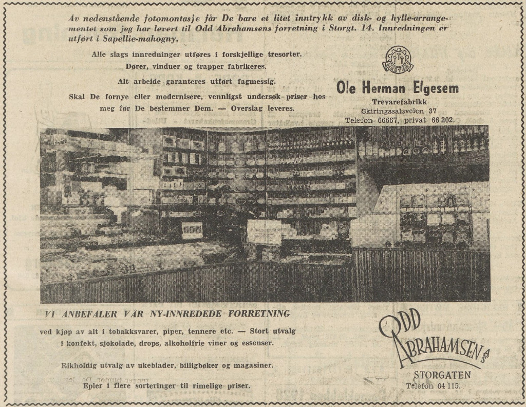 Odd Abrahamsen A/S - alt i tobakksvarer etc.