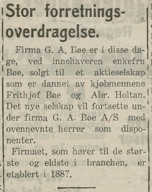 G.A. Bøe A/S