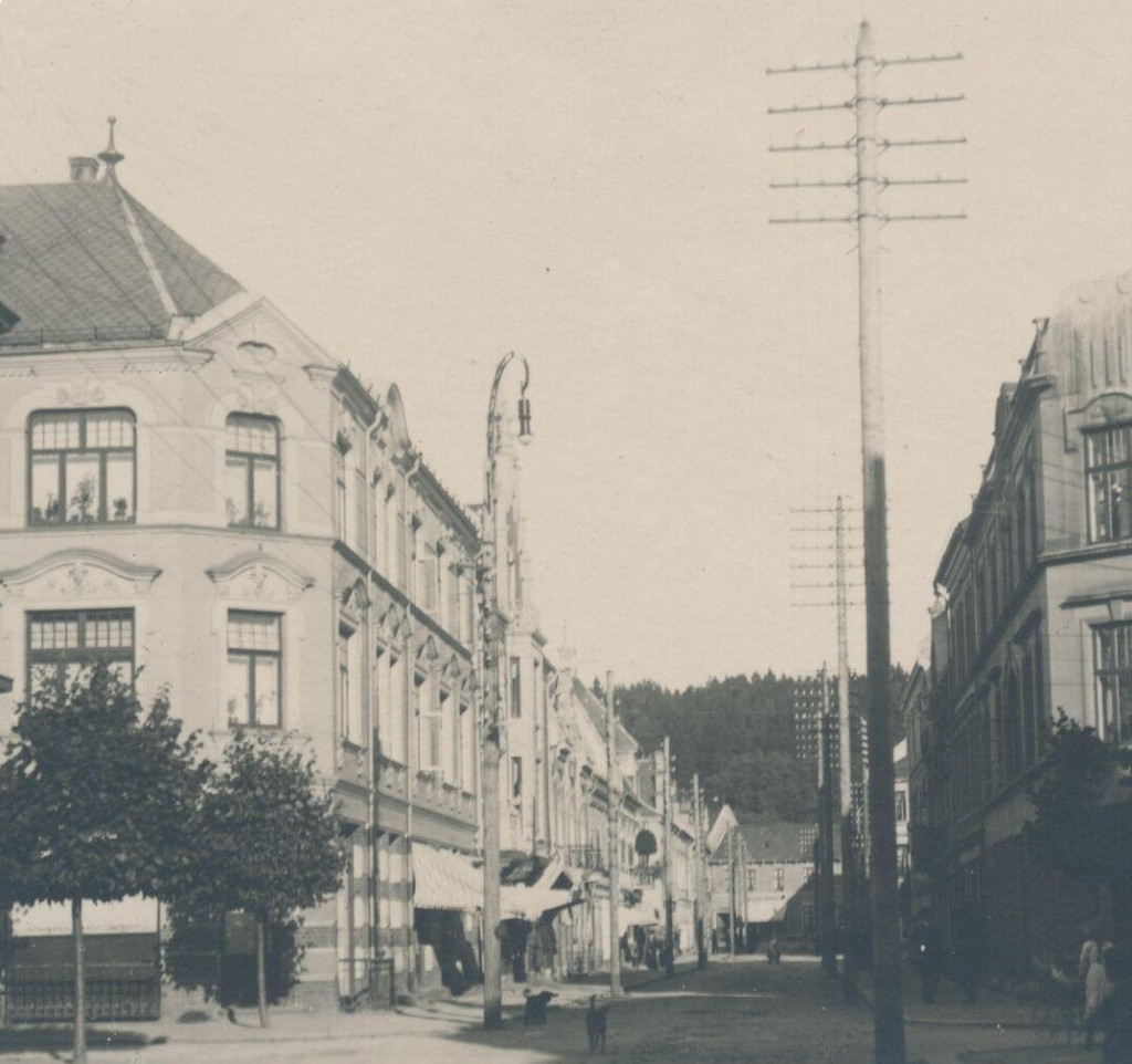 Eiendommen ble til gateareal