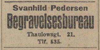 Svanhild Pedersen - Begravelsesbureau