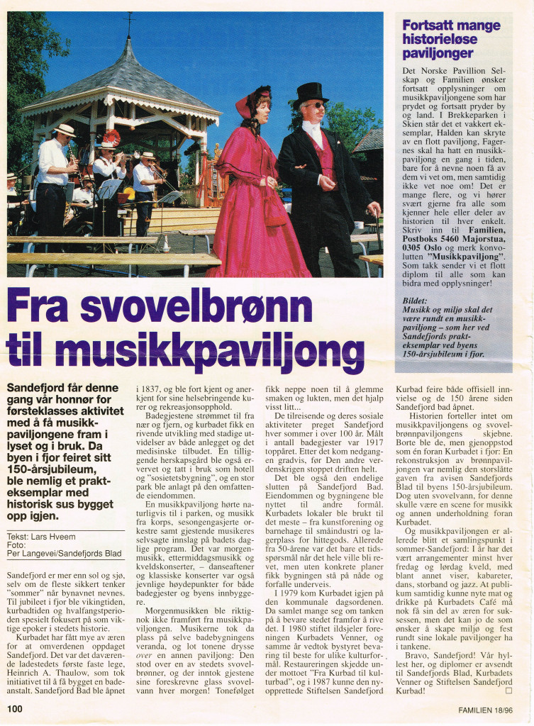 Fra svovelbrønn til musikkpaviljong