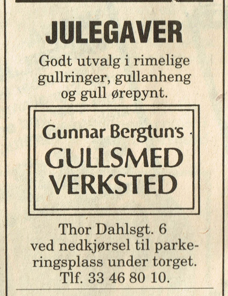 Gunnar Bergtuns Gullsmedverksted