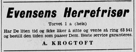 Evensens Herrefrisør