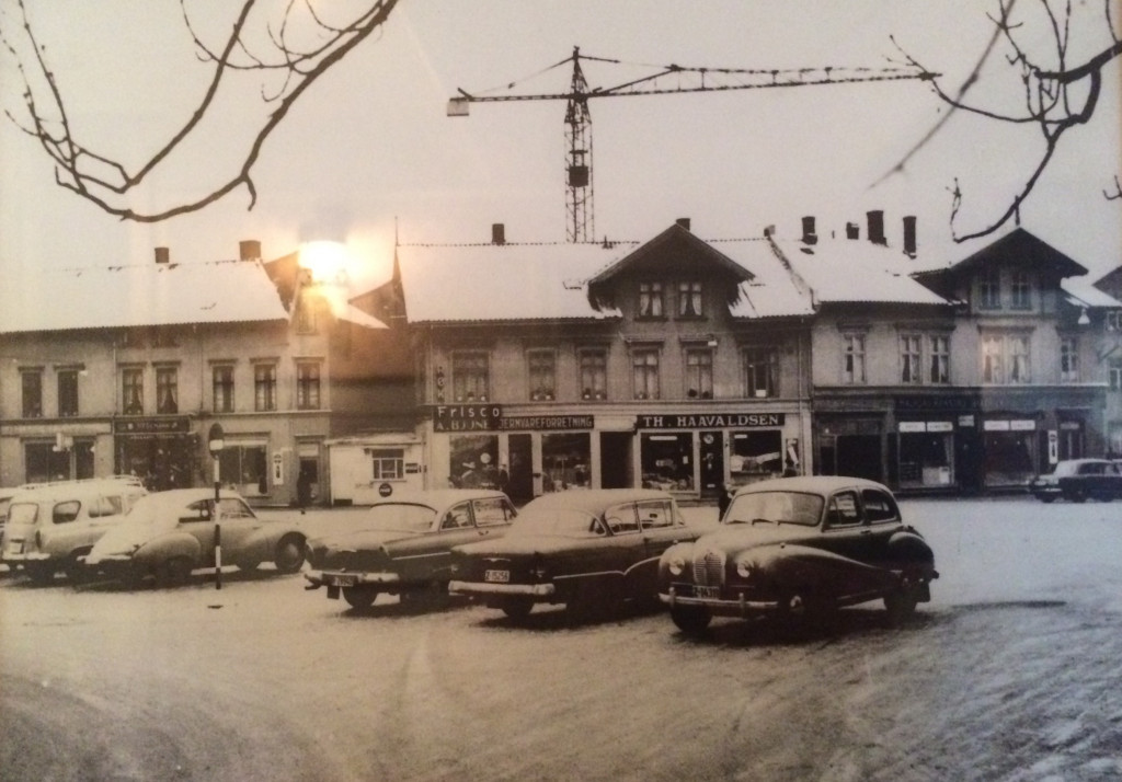 Byggekranen på plass