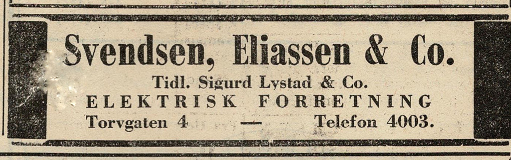 Svendsen , Eliassen & Co