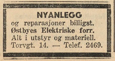 Østbys Elektriske Forretning