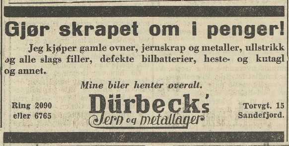 Dürbeck's Jern og Metallager