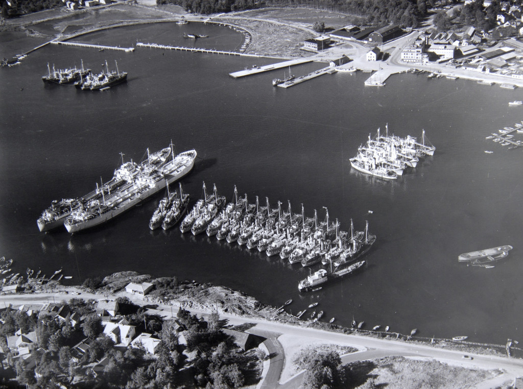 Framnesveien ved Huvik.