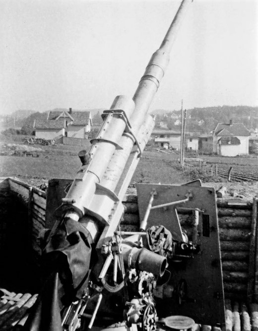 LUFTVERNKANONER PÅ HASLEJORDENE