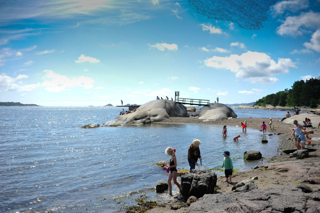 Badeplasser og friområder