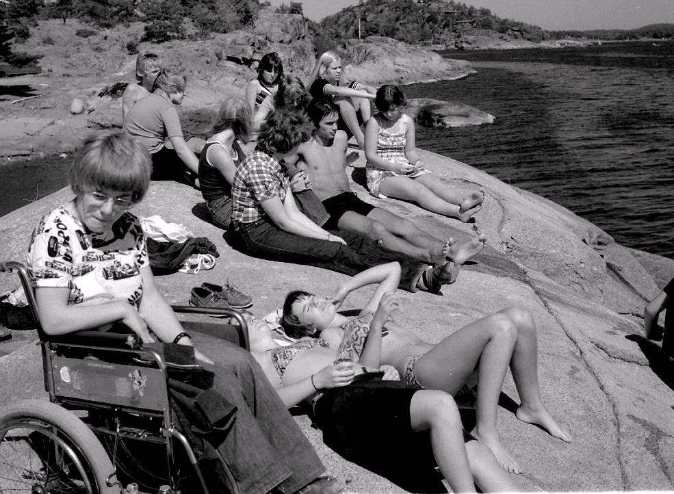 Tenåringsleir ca. 1975