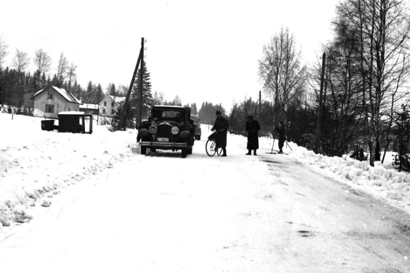 Raveien Fevang nær Hørdalskrysset