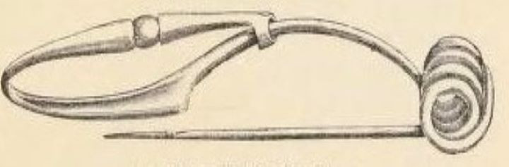 Bronsespenne fra utgravingene på Fevang