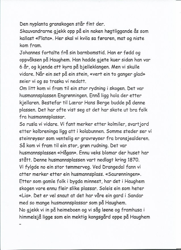 Vandring i Haughem-skogen 3.