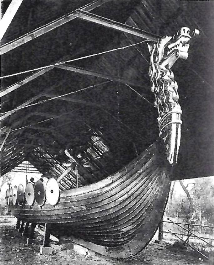 Viking plassert i et skur i Chicago