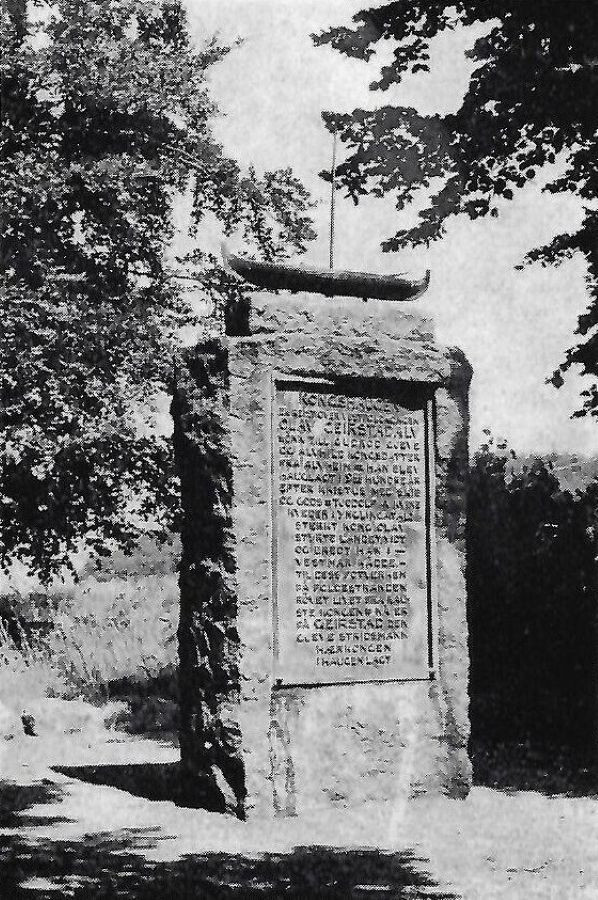 Gokstadhaugen innvies i 1929