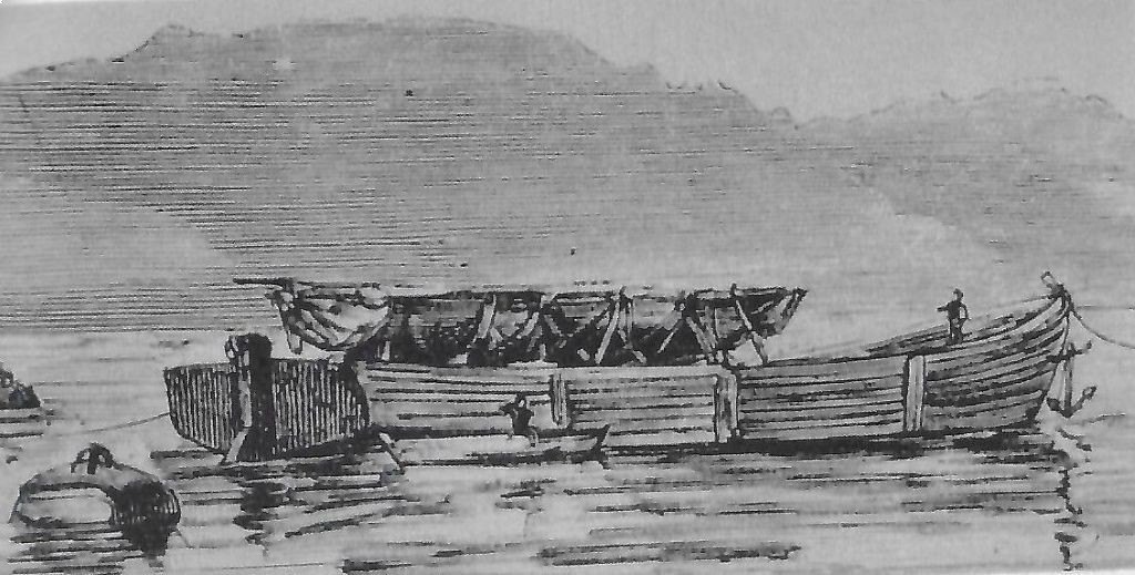 Gokstadskipet fraktes til Kristiania