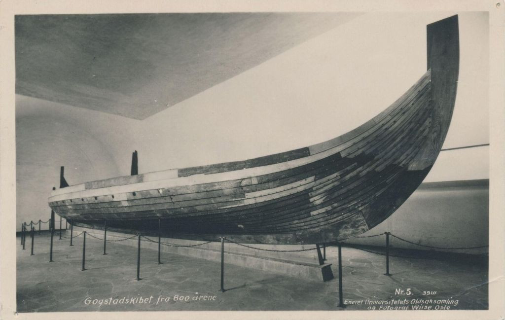 Gokstadskipet under restaurering