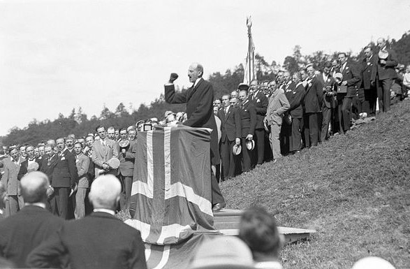 Gokstadhaugen innvies i 1929