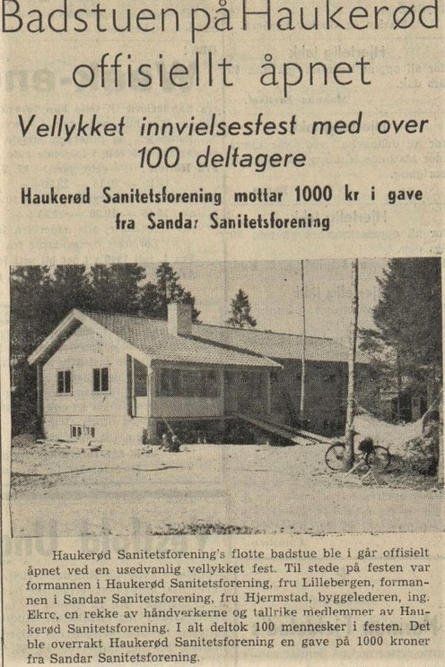 HAUKERØD SANITETSFORENING - BADSTUA