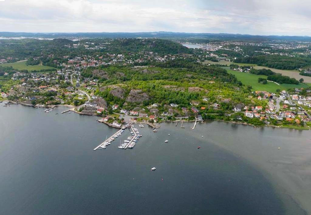 Lahelle - Plasseringen av skuteverftene