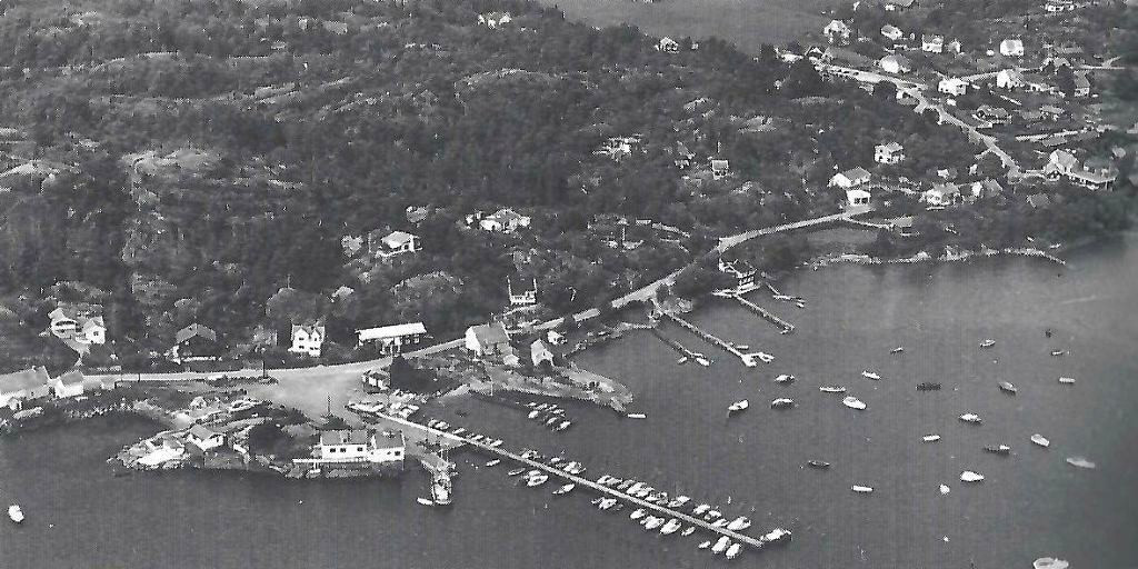 Lahelle, Lahellestua og Kafe Sjøbris 1970