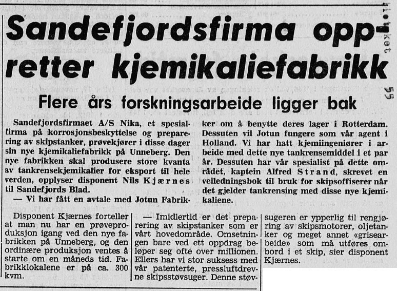 Industriområdet på Pindsle - AS NIKA