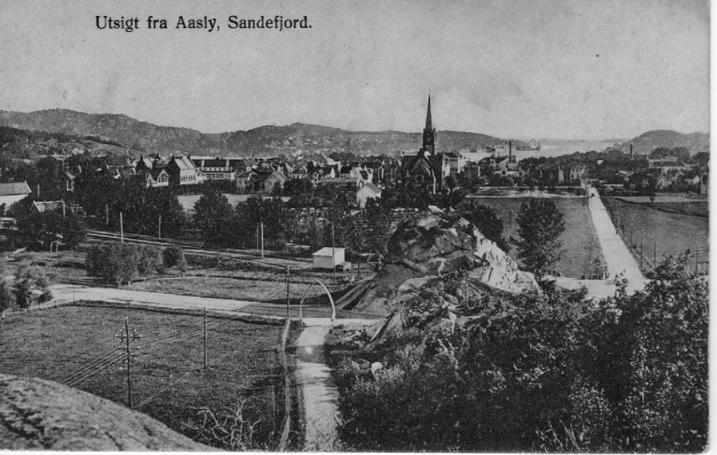 Utsikt fra Åsen og Åsly