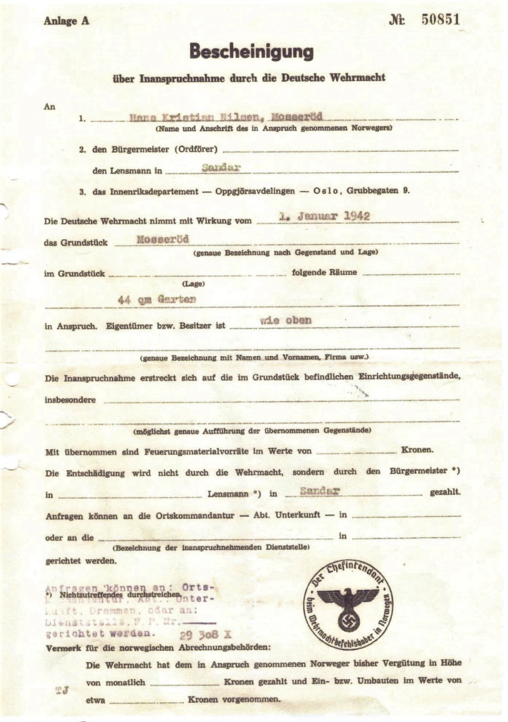 BESLAGLEGGING AV EIENDOM