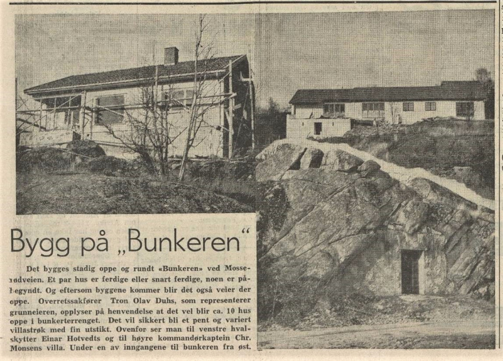 ØVRE MOSSERØD - TYSKE FORSVARSVERKER