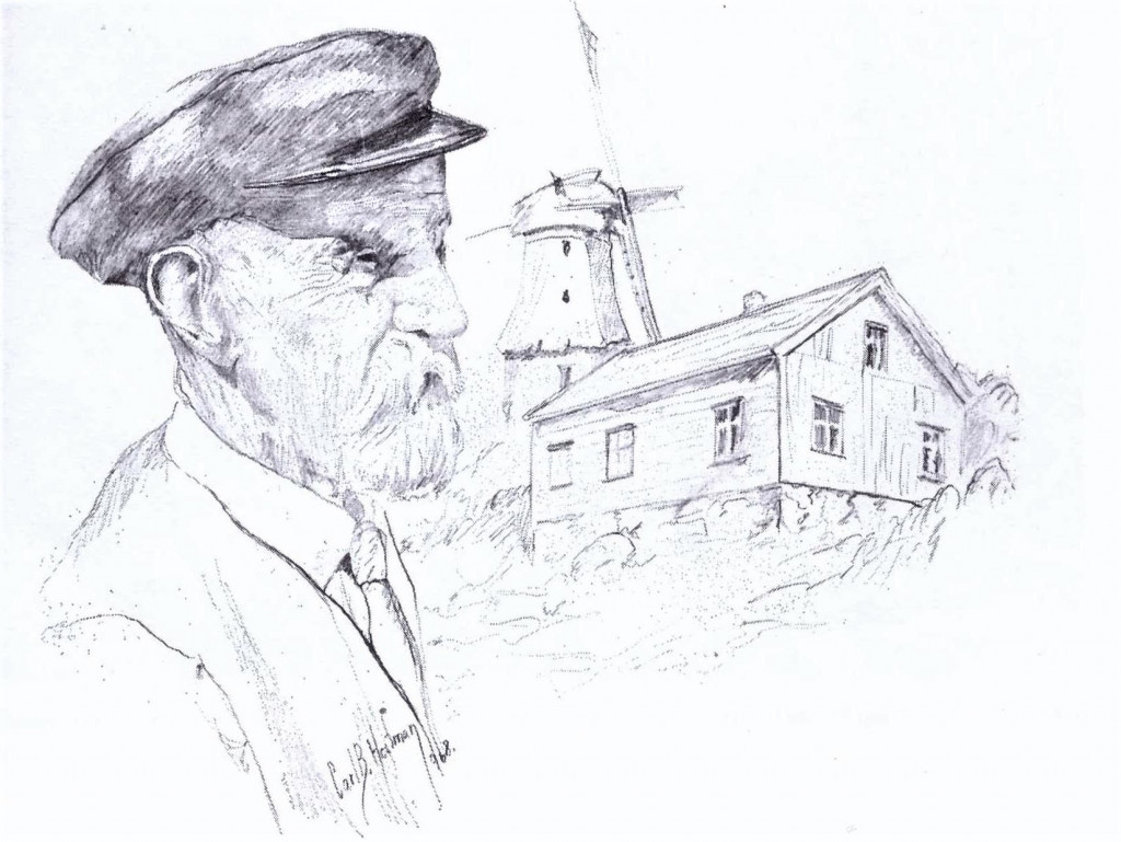 MØLLERÅSEN - MØLLA OG MØLLERENS HUS