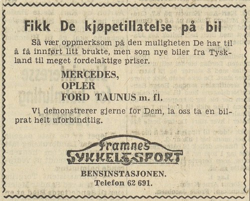 Framnes sykkel og sport