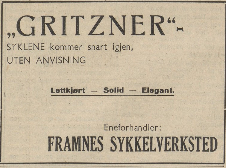 Framnes sykkelverksted