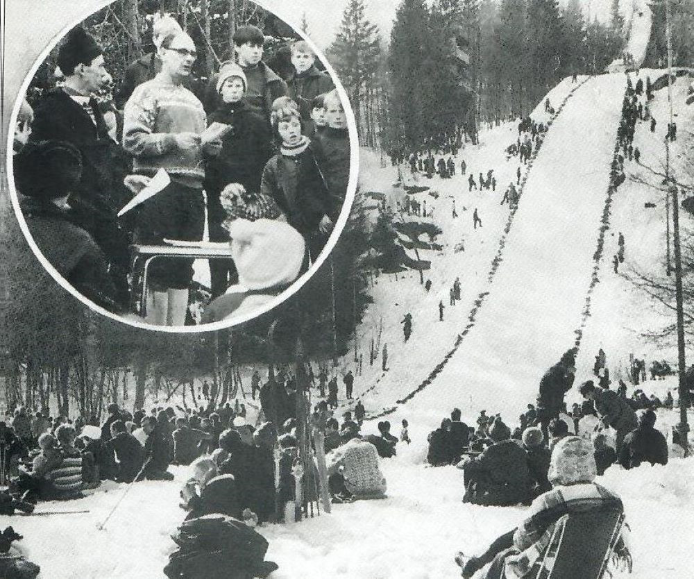 Hjertåsbakken - åpningen i 1940