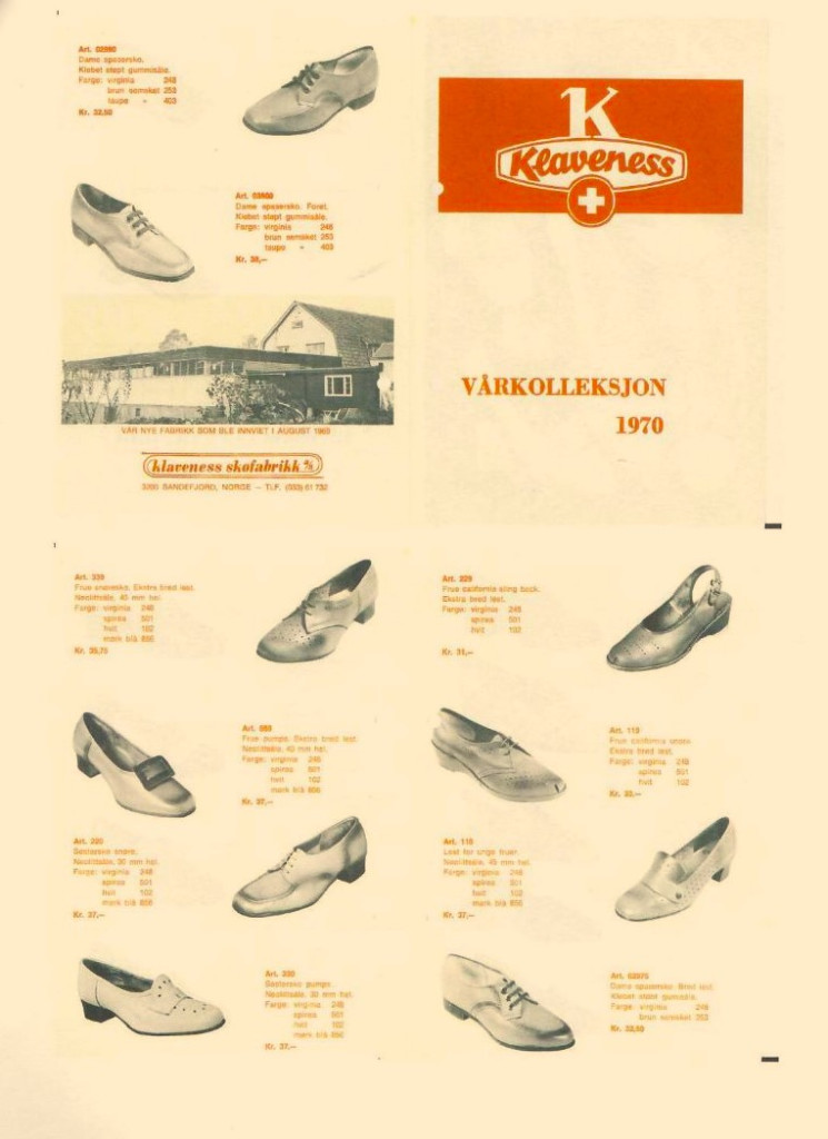 Klaveness Skofabrikk - salg