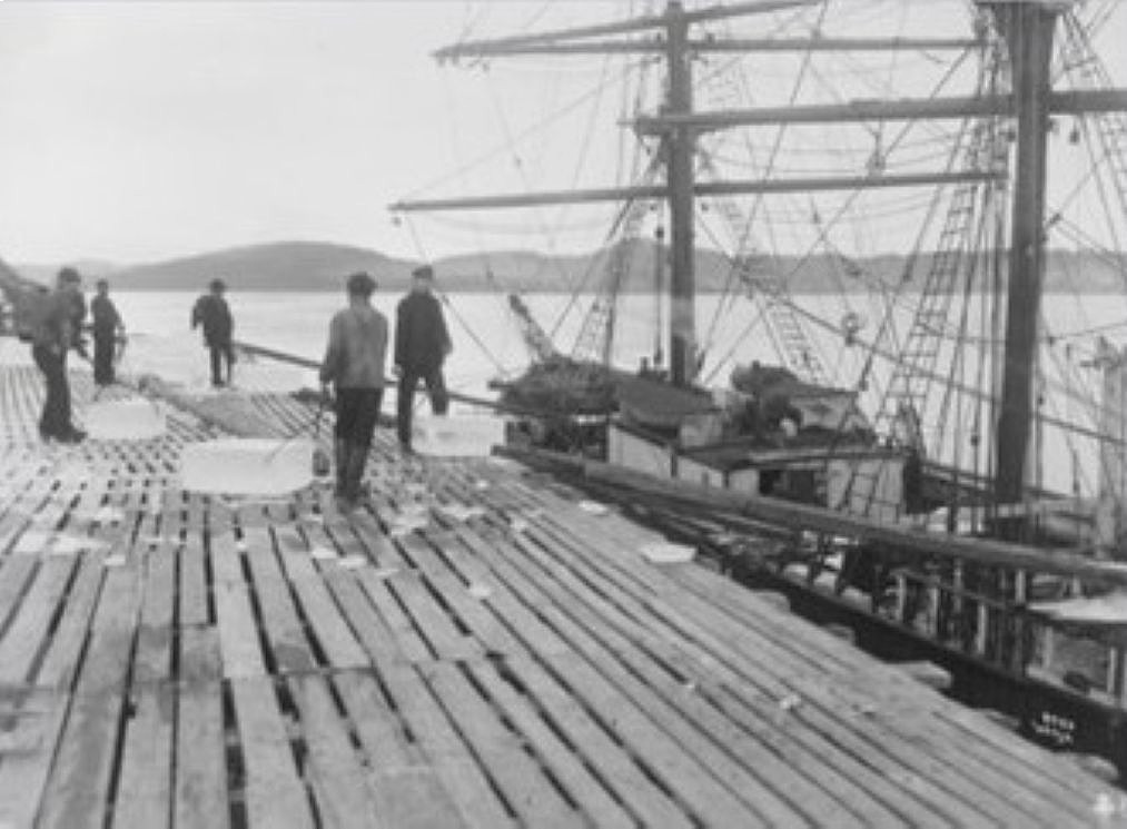 Isdrift - opplasting på frakteskute