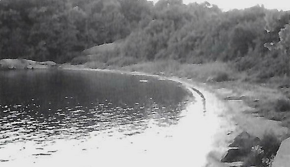 Isdrift - Dammen ved Hafallen