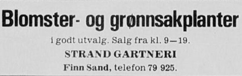 Strand Gartneri