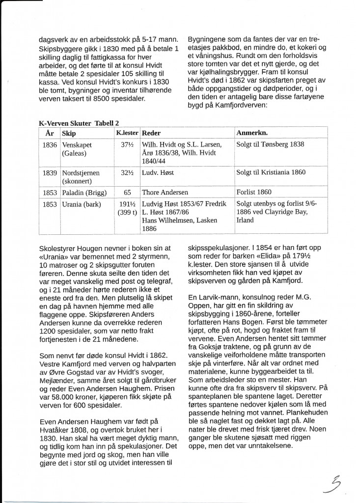 Side 3: Svein's Historieoppgave fra 1968 - 3. realgymnas