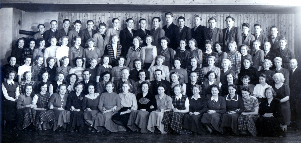 Skiringssal Ungdomskole 1949-50
