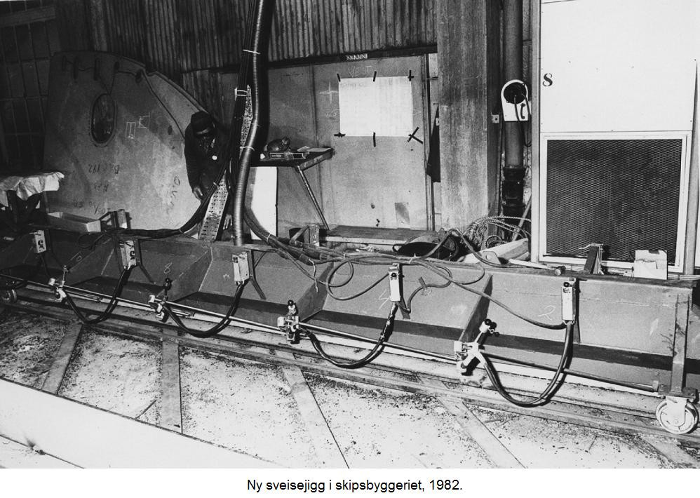 Sveisejigg i skipsbyggeriet