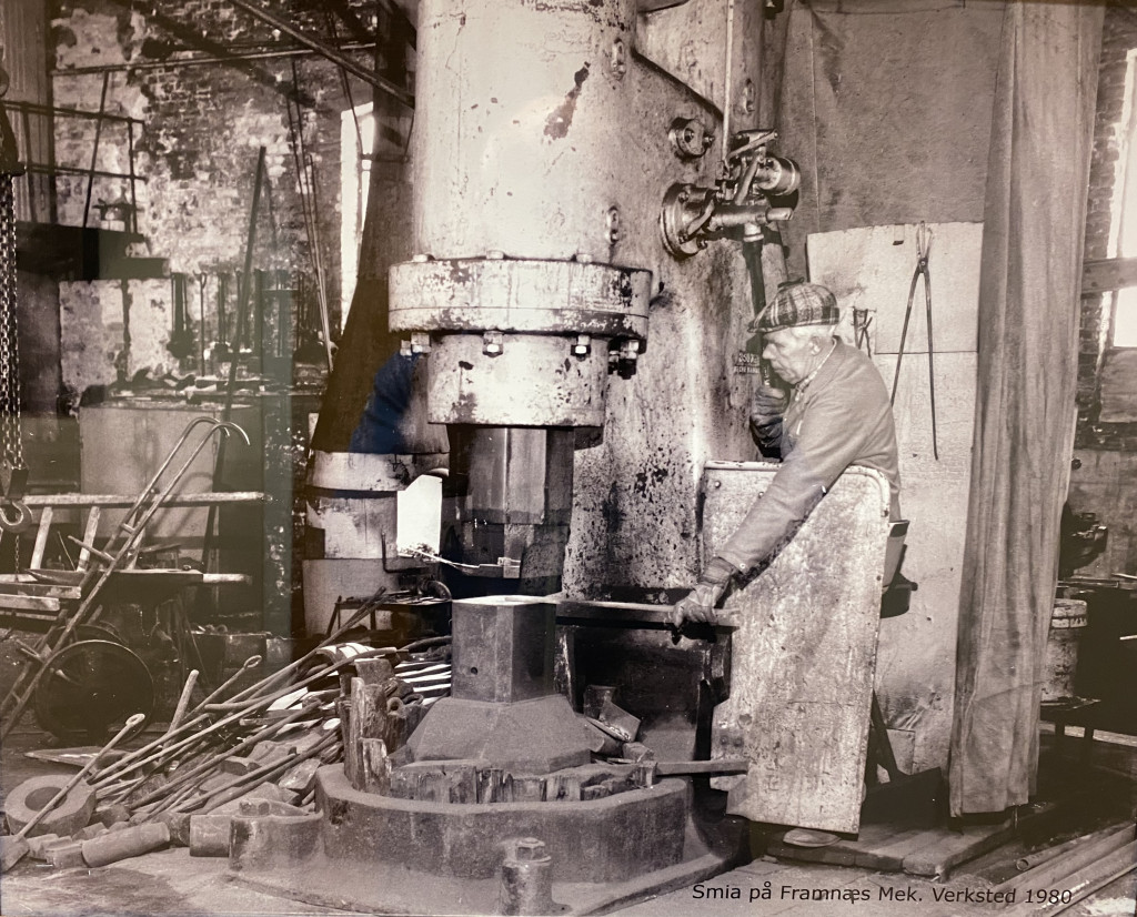 Uthamring med lufthammer