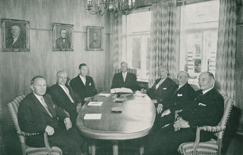 Sandar Sparebank - Styremøte 1960