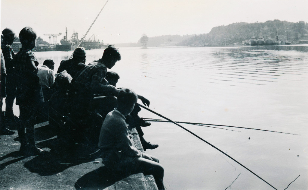 Makrellfiske på brygga